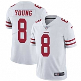 Nike San Francisco 49ers #8 Steve Young White NFL Vapor Untouchable Limited Jersey,baseball caps,new era cap wholesale,wholesale hats